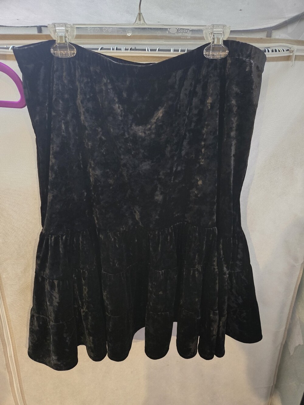 New York & Company Velvet Skirt